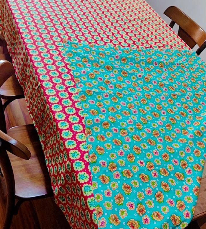 toalha de mesa dupla face 2.23x1.44