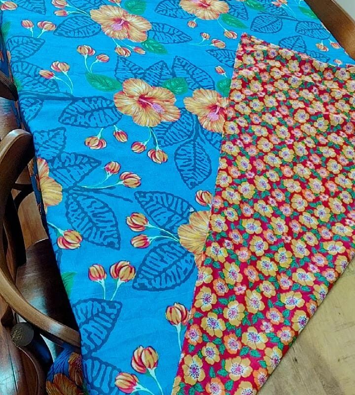 toalha de mesa dupla face 1.48x1.38