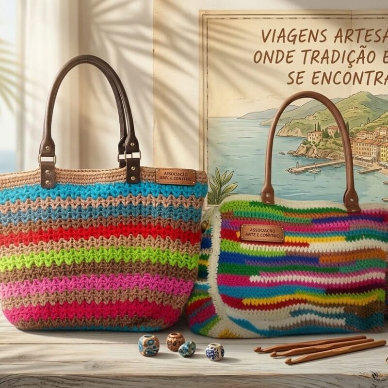 bolsas em croche