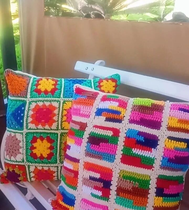 Almofadas em croche